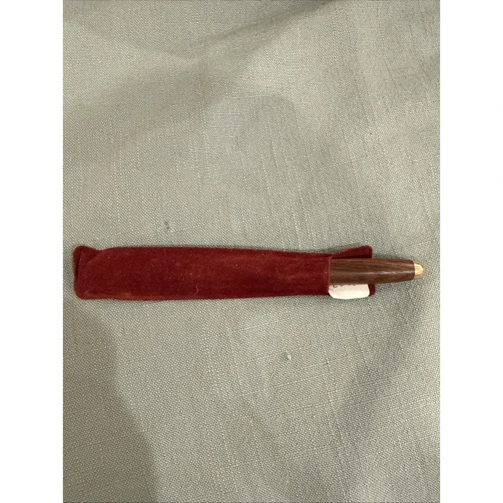 Vintage Wooden Handle Brass Letter Opener Desk Mail Knife